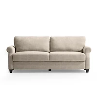 Canapé rembourré Zinus Josh, traditionnel et moderne, 3 places, beige