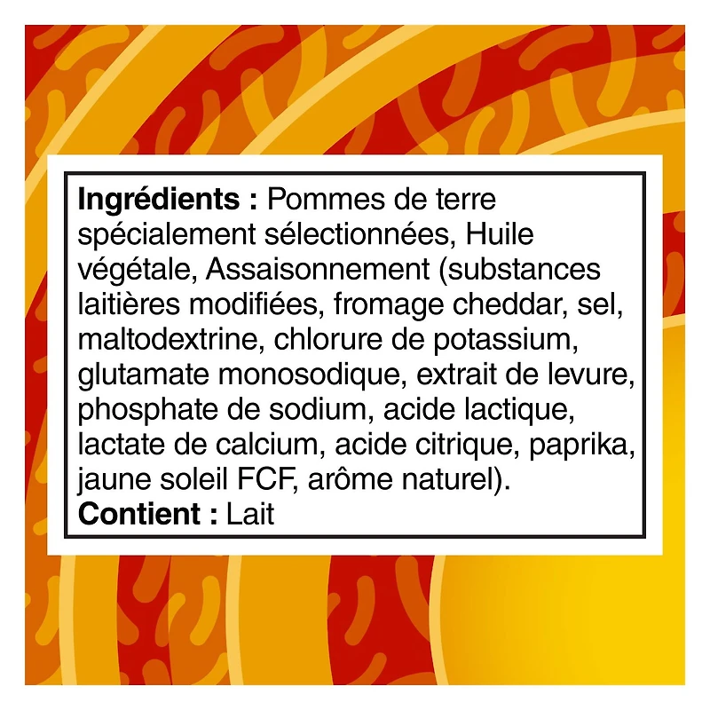 Lay’s croustilles assaisonnées Cheddar 220 g.