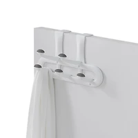 neatfreak!® crochet antidérapant de porte, Plastique, Blanc