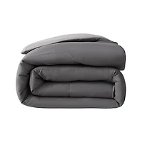 Mainstays Solid Reversible Microfiber Comforter, 1 piece, Available in Twin & Double/Queen