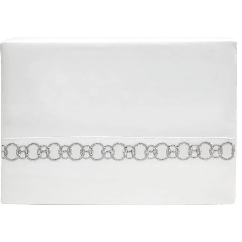 Parure de draps en coton égyptien 300 fils Johnson Home avec détails brodés