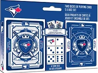 Masterpieces Puzzle Company Toronto Blue Jays Deux Jeux De Cartes À Jouer Et Ensemble De Dés