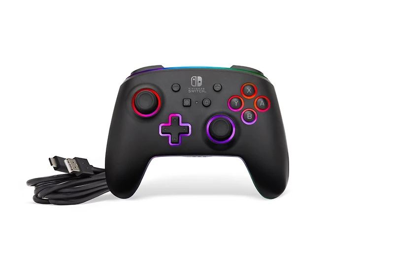 Manette sans fil améliorée PowerA pour Nintendo Switch avec Lumectra