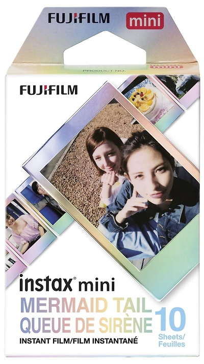 Fujifilm Instax Mini Film - Mermaid Tail, Metallic multi-coloured