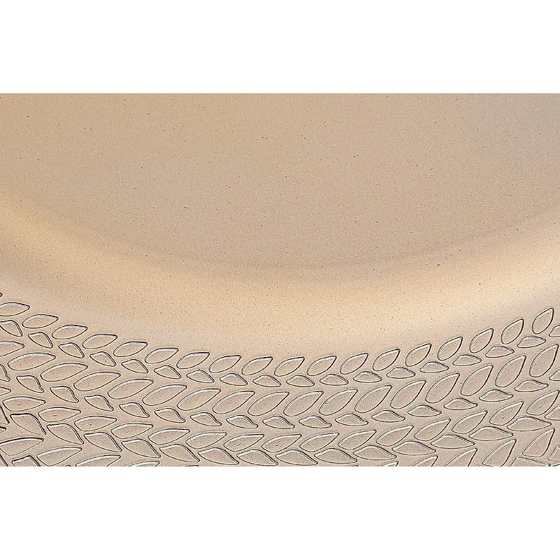 Plaque De Chargeur (Tresses) (Champagne) (13 ") - Ensemble De 6