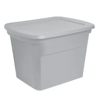 Sterilite Boîte 68L - Argent 68L, Argent