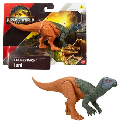 Coffret figurine de dinosaure Iani Meute Enragée de JurassicWorld: Renaissance, jouet original, jeu numérique