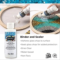 Fragment Effects Glass Chip Binder and Sealer, 4 fl oz, Binder And Sealer