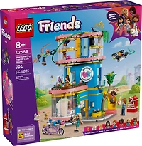 LEGO Friends Heartlake City Friends Club House Building Toy for Girls & Boys - Pretend Play Set for Kids, Ages 8+ - W/5 Minidolls, 3 Toy Animals, & Accessories - Gift Idea for Birthdays - 42689