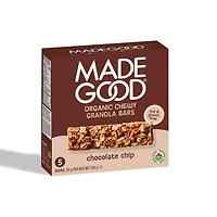 MadeGood Barres Granola Pépites de Chocolat 5 Barres