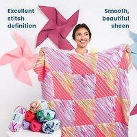 Caron® All Day Cotton™ #4 Moyen Coton Fil, 3.5oz/100g 173 Yards