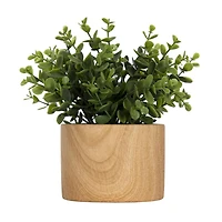 Jessie Faux Eucalyptus Plant in Brown Pot