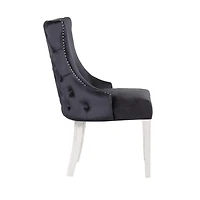STONEFORT CHAIR – STEEL in Black SET OF 2