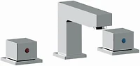 American Imaginations AI-34106 19,75 pouces W Au-dessus de contre le navire blanc pour 3H8-in. Centre de forage