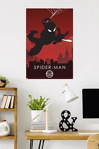 Marvel Heroic Silhouette - Spider-Man Wall Poster, 22.375" x 34"