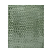 Hometrends Mother’s Day Cozy Gift Set Green – Blanket, Socks & Mug