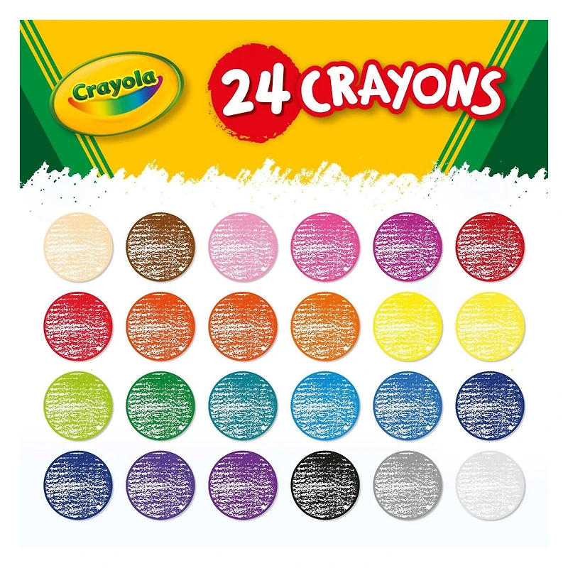PAQUET DE 12 DE 24 CRAYONS DE CIRE