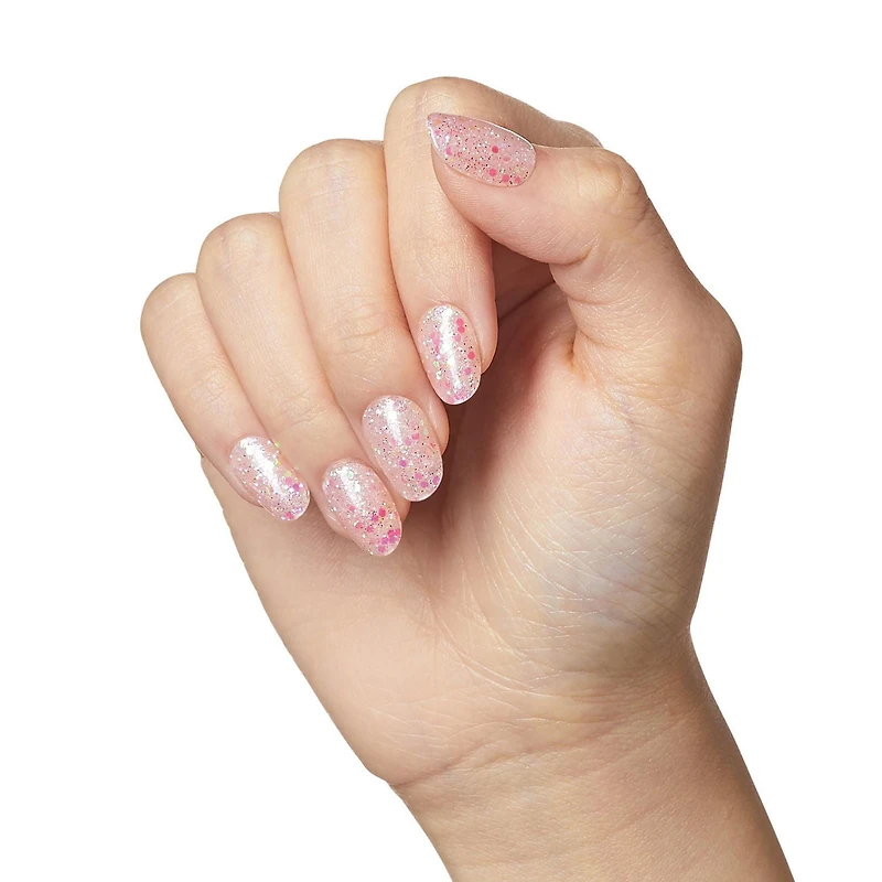 KISS Gel Fantasy - Faux ongles, court, ovale, 24 u. Rebel, Downtown Girl