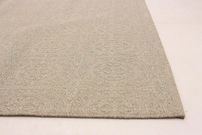 ECARPETGALLERY 5'4" x 7'7" Contemporary Collage Handmade Area Rug for Living Room, Dining Room and Bedroom in Grn