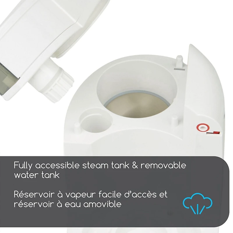 Baby Brezza Robot Culinaire pour Bébé en une Seule Étape de Luxe, avec Système de Pochettes + Entonnoir - Blanc
