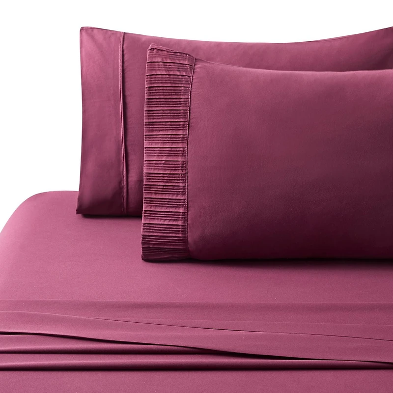 Marina Decoration Ultra Soft Silky Deep Pocket Solid Rayon from Bamboo Bedding All Season Sheet Set