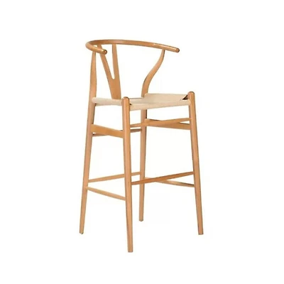 Woodcord II Stool (25") in Natural Color