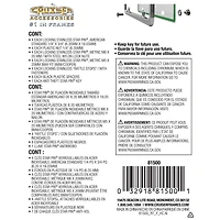 Cruiser Accessories Locking Fasteners, Ultimate Kit Star Pin