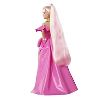 Barbie Extra Fancy Poupée, robe rose avec animal, 3 ans et plus