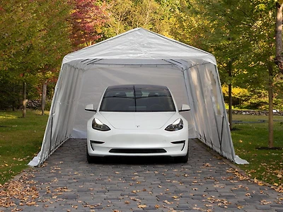 Car Shelter 11 ft. X 16 ft. in Clear