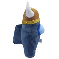 Among Us 6" Plush - Black with Viking Hat