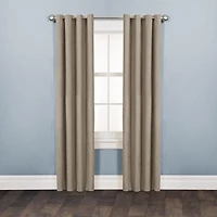 Mainstays Faux Suede Drapery Grommet Window Panel, 1 Panel