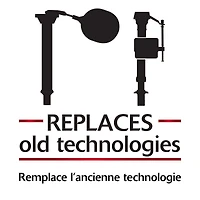 QuietFILL Platinum Toilet Fill Valve & 2" Toilet Flapper Kit