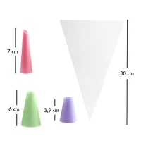 Kit de Décoration Tout Pour Célébrer, 10 pièces, Rose, Mauve et Vert