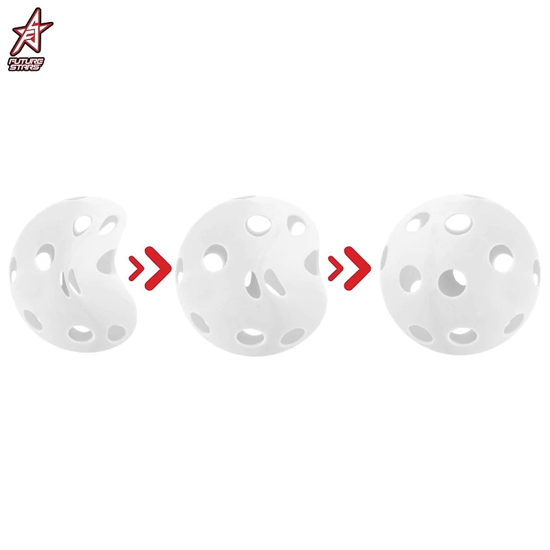 Future Stars Uncrushable Practice Baseballs - Set of 6, Future Stars Uncrushable Practice Baseballs
