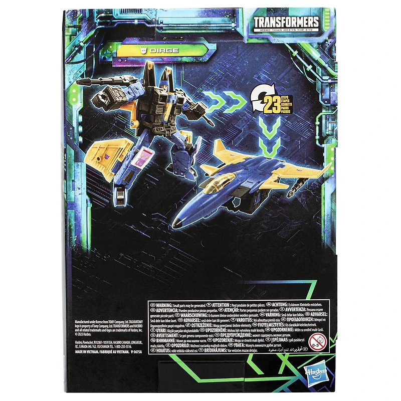 Transformers Toys Legacy Evolution Voyager Dirge Toy, 7-inch, Action Figure For Boys And Girls Ages 8 And Up