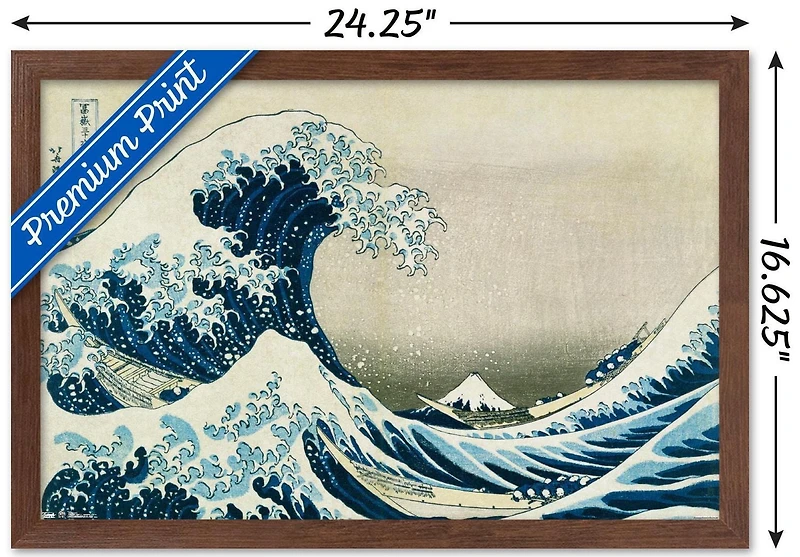 La grande vague au large de Kanagawa par Hokusai