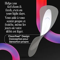 Protège-dessous pour le quotidien emballés Kotex, absorption légère, minces, 162 unités