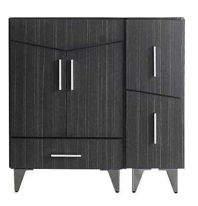 Imaginations Américaines  36 po W Vanity Base Set  Gris