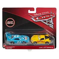 Disney/Pixar Les Bagnoles 3 – Coffret de 2 véhicules – Jeff Gorvette et King