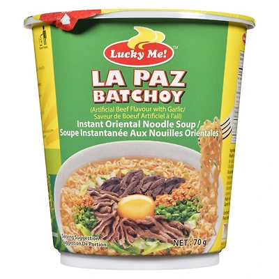 Lucky Me! Soupe Instantanée aux Nouilles Orientales la Paz Batchoy