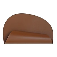 IH Casa Decor Reversible Pleather Pebble Placemat Tan - Set of 12
