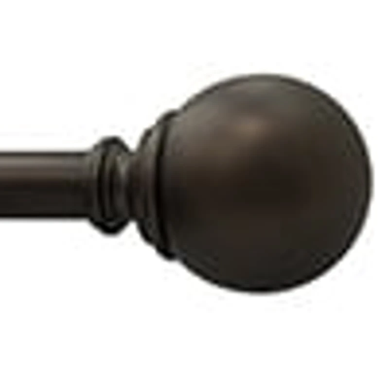 Tringle à rideaux réglable à boule Bronze huilé 2,5 cm Better Homes & Gardens, 106,7 à 304,8 cm