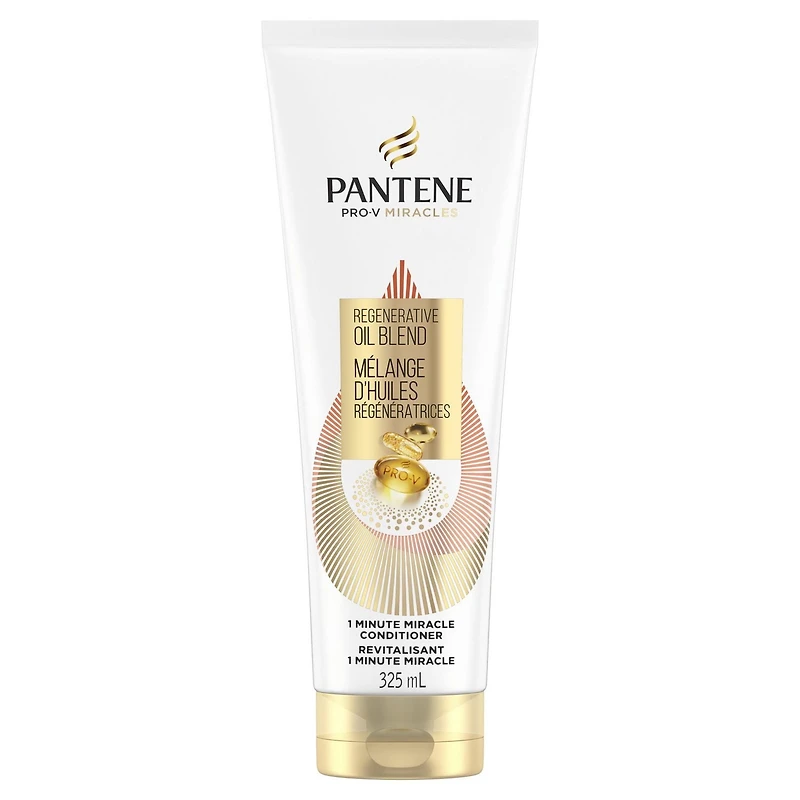 Revitalisant Pantene Pro-V Miracles Soins pour dommages extrêmes avec mélange d’huiles 1 Minute Miracle 325ML