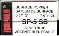 Poisson nageur Rapala Skitter Pop 2", Argent Bleu
