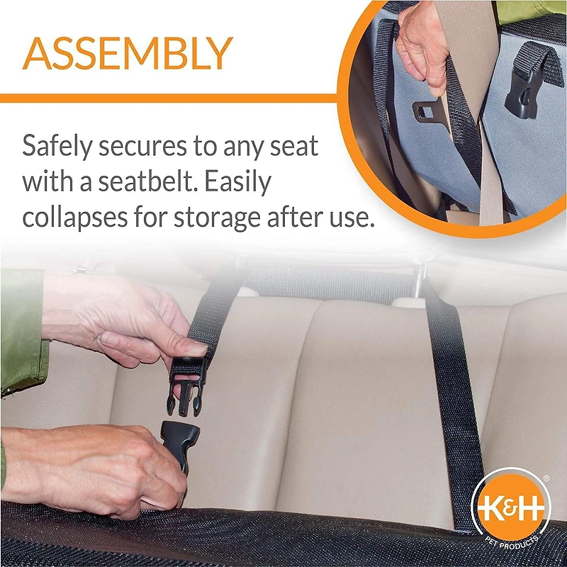 K&H Travel Safety Gray Carrier Medium