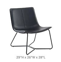 Chaise Slope de couleur noire