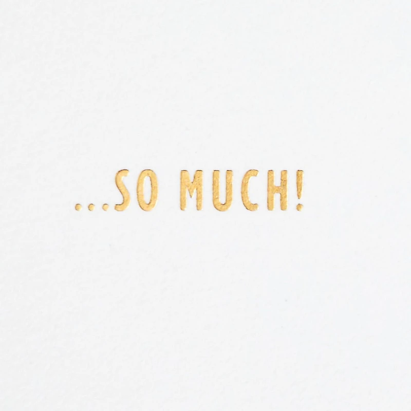 Carte de remerciement, carte pour la journée des infirmiers/infirmières, cartes pour les professeurs, cartes pour les membres du clergé, Paper Wonder de Hallmark, 3 dimensions (Fleur bleu et or)