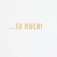 Carte de remerciement, carte pour la journée des infirmiers/infirmières, cartes pour les professeurs, cartes pour les membres du clergé, Paper Wonder de Hallmark, 3 dimensions (Fleur bleu et or)