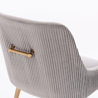 Take Me Home Henry III Dining Chair Set of 2 – Elegant Velvet Dining Accent Chairs for Perfect for Modern Dining Spaces