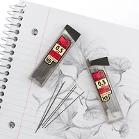 Pentel Super Hi-Polymer Lead Refills, 30 Leads Per Tube, HB, 0.5mm, 3PC Pack, #1 selling lead in the world.